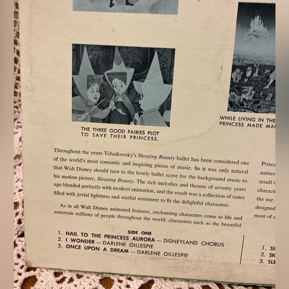 Sleeping Beauty Vinyl LP Record - Disneyland Record - Wall Art Gallery Decor - Picture 7 of 14